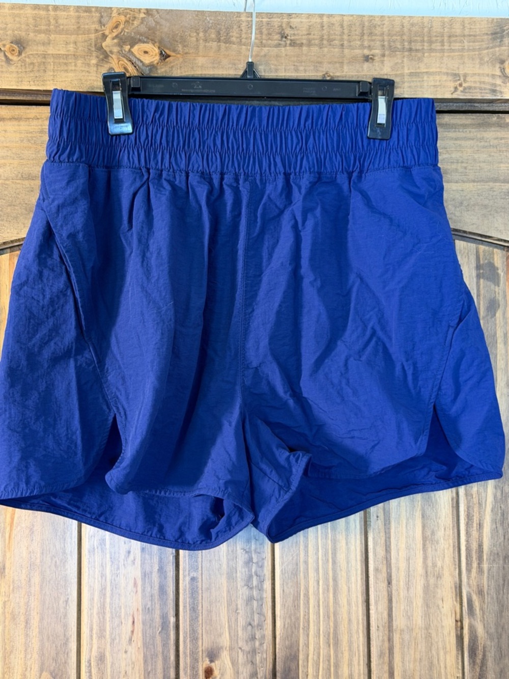 Zenana Outfitters Royal Blue Athletic Shorts with Elastic Waist